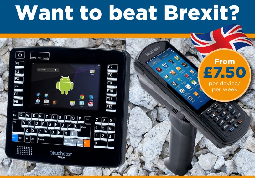 The latest Rugged Computers for £7.50/device/week!